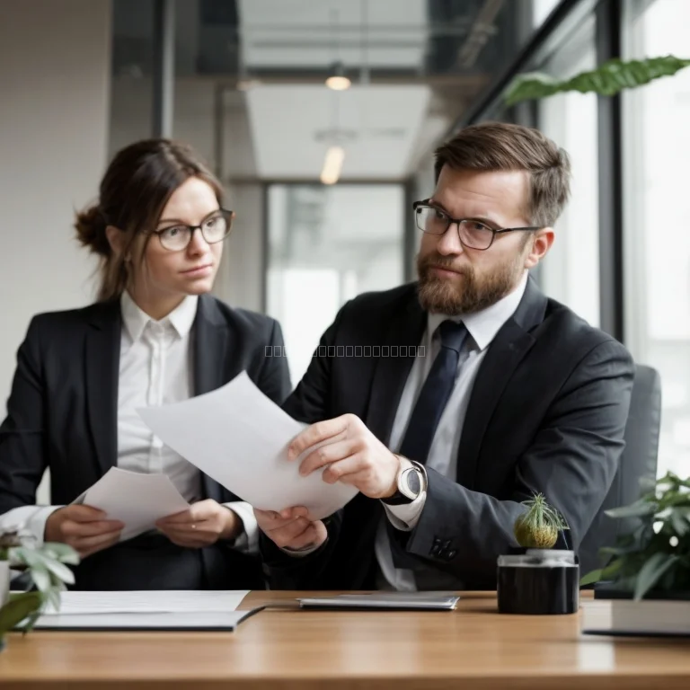 فريق Venture Counsel أثناء الاجتماع